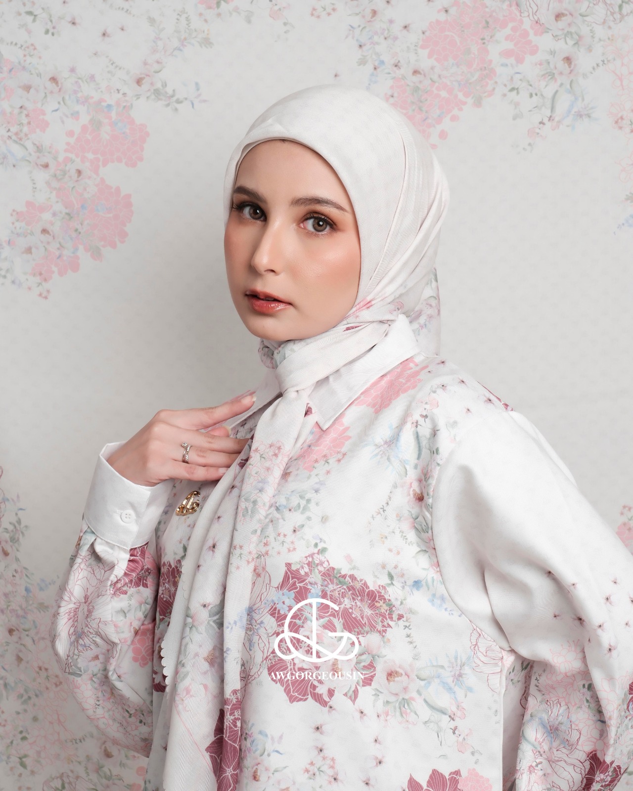 Scarf Floral Lace 123